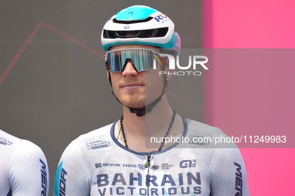 Jasha Sutterlin of Germany and Team Bahrain - Victorious prior to the 107th Giro d'Italia 2024, Stage 12, a 193km stage from Martinsicuro to...