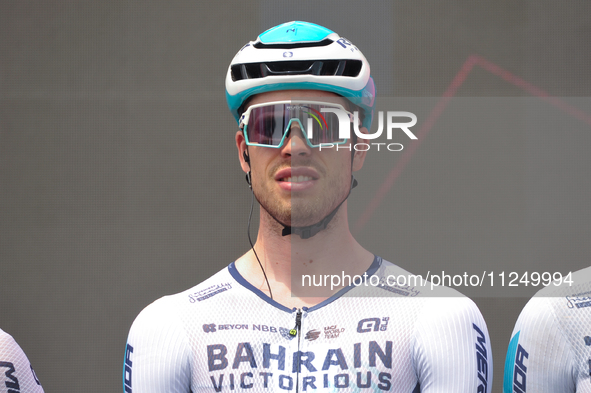 Phil Bauhaus of Germany and Team Bahrain - Victorious prior to the 107th Giro d'Italia 2024, Stage 12, a 193km stage from Martinsicuro to Fa...