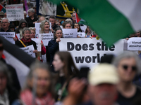 DUBLIN, IRELAND - MAY 18:
Pro-Palestinian activists from the Ireland Palestine Solidarity Campaign, supported by members of left-wing partie...