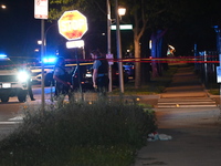 A mass shooting is wounding six people, with three in critical condition, in Chicago, Illinois, United States, on May 18, 2024. At approxima...