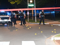 A mass shooting is wounding six people, with three in critical condition, in Chicago, Illinois, United States, on May 18, 2024. At approxima...