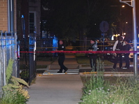 A mass shooting is wounding six people, with three in critical condition, in Chicago, Illinois, United States, on May 18, 2024. At approxima...