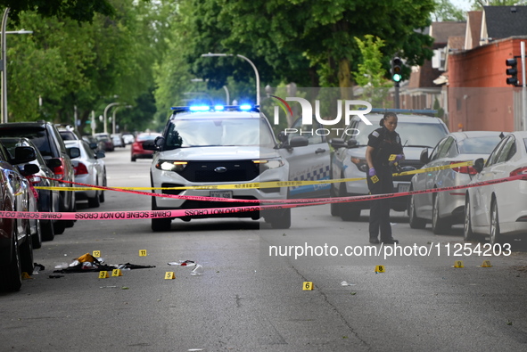 A 35-year-old male victim is being shot and is in critical condition in Chicago, Illinois, United States, on May 19, 2024. At approximately...