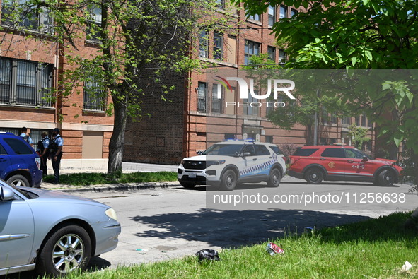 A 26-year-old female is being injured in a shooting in Chicago, Illinois, United States, on May 19, 2024. At approximately 12:16 p.m., Sunda...