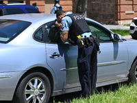 A 26-year-old female is being injured in a shooting in Chicago, Illinois, United States, on May 19, 2024. At approximately 12:16 p.m., Sunda...