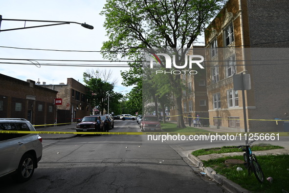 A 15-year-old male is being critically wounded in a shooting in Chicago, Illinois, United States, on May 19, 2024. At approximately 3:00 p.m...