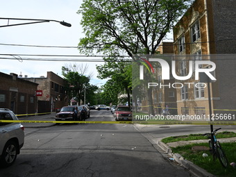 A 15-year-old male is being critically wounded in a shooting in Chicago, Illinois, United States, on May 19, 2024. At approximately 3:00 p.m...