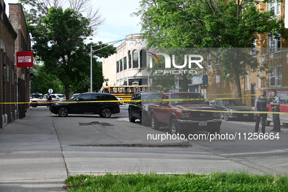 A 15-year-old male is being critically wounded in a shooting in Chicago, Illinois, United States, on May 19, 2024. At approximately 3:00 p.m...