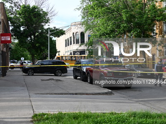 A 15-year-old male is being critically wounded in a shooting in Chicago, Illinois, United States, on May 19, 2024. At approximately 3:00 p.m...