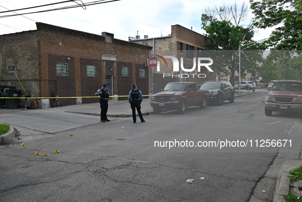 A 15-year-old male is being critically wounded in a shooting in Chicago, Illinois, United States, on May 19, 2024. At approximately 3:00 p.m...