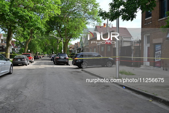 A 15-year-old male is being critically wounded in a shooting in Chicago, Illinois, United States, on May 19, 2024. At approximately 3:00 p.m...