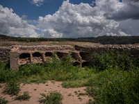 A view of the Sau reservoir at 20%, after a few weeks of rain that are softening the effects of the drought in Catalonia, in Osona, Spain, o...