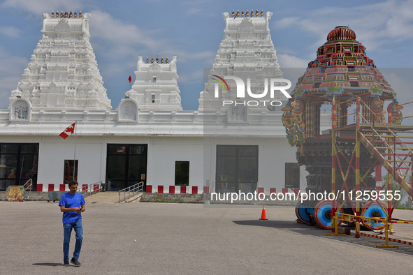 Ganesh Temple is standing in Richmond Hill, Ontario, Canada, on May 20, 2024. 