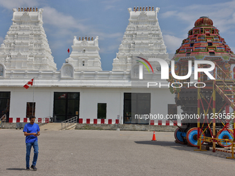 Ganesh Temple is standing in Richmond Hill, Ontario, Canada, on May 20, 2024. (