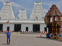 Ganesh Temple is standing in Richmond Hill, Ontario, Canada, on May 20, 2024. (