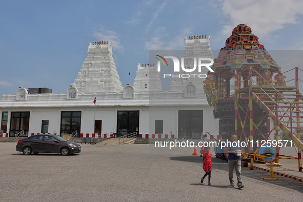 Ganesh Temple is standing in Richmond Hill, Ontario, Canada, on May 20, 2024. 