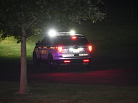 Police are present in the park. One person is wounded in a shooting in Glen Rock, New Jersey, United States, on May 21, 2024. The Bergen Cou...