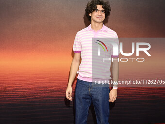 Inaki Godoy is attending the red carpet of the Atlas fan event at Toreo Parque Central in Mexico City, Mexico, on May 21, 2024. (