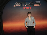 Jair Sanchez is attending the red carpet of the Atlas fan event at Toreo Parque Central in Mexico City, Mexico, on May 21, 2024. (