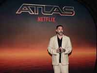 Director Brad Peyton is attending the red carpet of the Atlas fan event at Toreo Parque Central in Mexico City, Mexico, on May 21, 2024. (