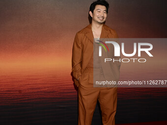 Chinese-Canadian actor Simu Liu is attending the red carpet of the Atlas fan event at Toreo Parque Central in Mexico City, Mexico, on May 21...