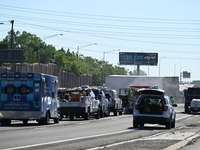 Two people are dying in a fatal motor vehicle crash on I-80 Eastbound in Hackensack, New Jersey, United States, on May 21, 2024. New Jersey...