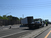 Two people are dying in a fatal motor vehicle crash on I-80 Eastbound in Hackensack, New Jersey, United States, on May 21, 2024. New Jersey...