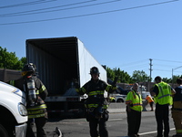 Two people are dying in a fatal motor vehicle crash on I-80 Eastbound in Hackensack, New Jersey, United States, on May 21, 2024. New Jersey...