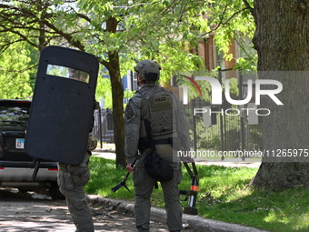 SWAT is responding to an incident in Chicago, Illinois, United States, on May 19, 2024. At approximately 2:55 p.m., Sunday afternoon, SWAT t...