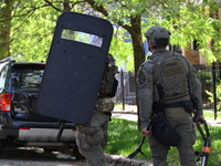 SWAT is responding to an incident in Chicago, Illinois, United States, on May 19, 2024. At approximately 2:55 p.m., Sunday afternoon, SWAT t...