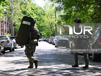 SWAT is responding to an incident in Chicago, Illinois, United States, on May 19, 2024. At approximately 2:55 p.m., Sunday afternoon, SWAT t...