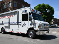 SWAT is responding to an incident in Chicago, Illinois, United States, on May 19, 2024. At approximately 2:55 p.m., Sunday afternoon, SWAT t...