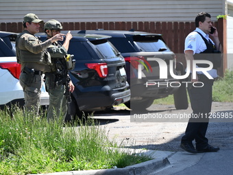 SWAT is responding to an incident in Chicago, Illinois, United States, on May 19, 2024. At approximately 2:55 p.m., Sunday afternoon, SWAT t...