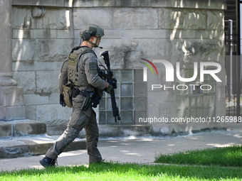 SWAT is responding to an incident in Chicago, Illinois, United States, on May 19, 2024. At approximately 2:55 p.m., Sunday afternoon, SWAT t...