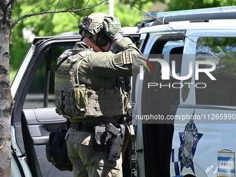 SWAT is responding to an incident in Chicago, Illinois, United States, on May 19, 2024. At approximately 2:55 p.m., Sunday afternoon, SWAT t...