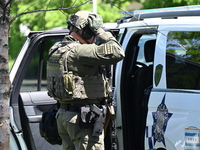 SWAT is responding to an incident in Chicago, Illinois, United States, on May 19, 2024. At approximately 2:55 p.m., Sunday afternoon, SWAT t...