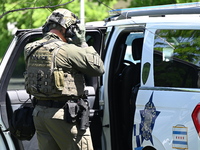 SWAT is responding to an incident in Chicago, Illinois, United States, on May 19, 2024. At approximately 2:55 p.m., Sunday afternoon, SWAT t...