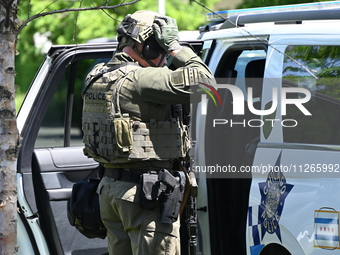 SWAT is responding to an incident in Chicago, Illinois, United States, on May 19, 2024. At approximately 2:55 p.m., Sunday afternoon, SWAT t...