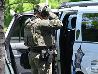 SWAT is responding to an incident in Chicago, Illinois, United States, on May 19, 2024. At approximately 2:55 p.m., Sunday afternoon, SWAT t...