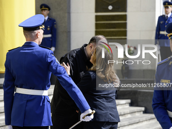 A solemn meeting is taking place between Chairman of the Verkhovna Rada of Ukraine Ruslan Stefanchuk and Speaker of the Polish Senate Malgor...