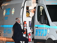 Crime scene investigators from the NYPD Crime Scene Unit are investigating the shooting death of 37-year-old Marcus Henderson, who was shot...