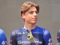 Lorenzo Germani of Italy and Team Groupama - FDJ prior to the 107th Giro d'Italia 2024, Stage 12, a 193km stage from Martinsicuro to Fano is...