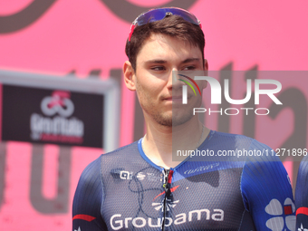 Clement Davy of France and Team Groupama - FDJ prior to the 107th Giro d'Italia 2024, Stage 12, a 193km stage from Martinsicuro to Fano is s...