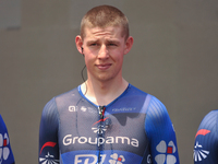 Laurence Pithie of New Zealand and Team Groupama - FDJ prior to the 107th Giro d'Italia 2024, Stage 12, a 193km stage from Martinsicuro to F...