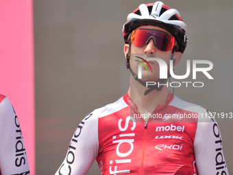 Ruben Fernandez of Spain and Team Cofidis prior to the 107th Giro d'Italia 2024, Stage 12, a 193km stage from Martinsicuro to Fano is seen i...