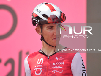 Harrison Wood of The United Kingdom and Team Cofidis prior to the 107th Giro d'Italia 2024, Stage 12, a 193km stage from Martinsicuro to Fan...