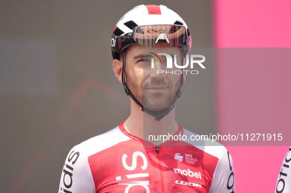 Benjamin Thomas of France and Team Cofidis prior to the 107th Giro d'Italia 2024, Stage 12, a 193km stage from Martinsicuro to Fano is seen...