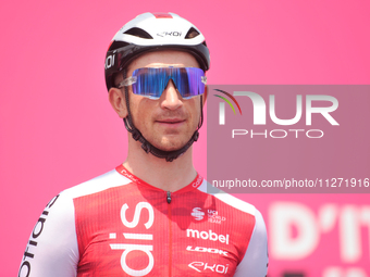 Stanislaw Aniolkowski of Poland and Team Cofidis prior to the 107th Giro d'Italia 2024, Stage 12, a 193km stage from Martinsicuro to Fano is...