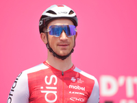 Stanislaw Aniolkowski of Poland and Team Cofidis prior to the 107th Giro d'Italia 2024, Stage 12, a 193km stage from Martinsicuro to Fano is...