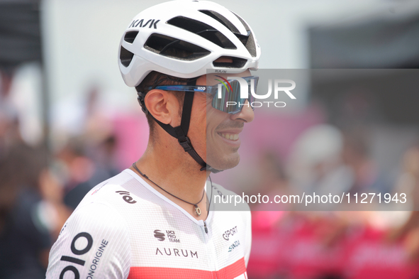 Mirco Maestri of Italy and Team Polti Kometa prior to the 107th Giro d'Italia 2024, Stage 12, a 193km stage from Martinsicuro to Fano is see...